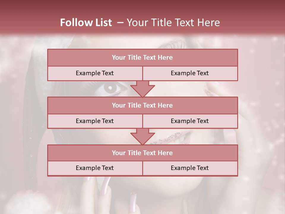 Snow Long Hat PowerPoint Template