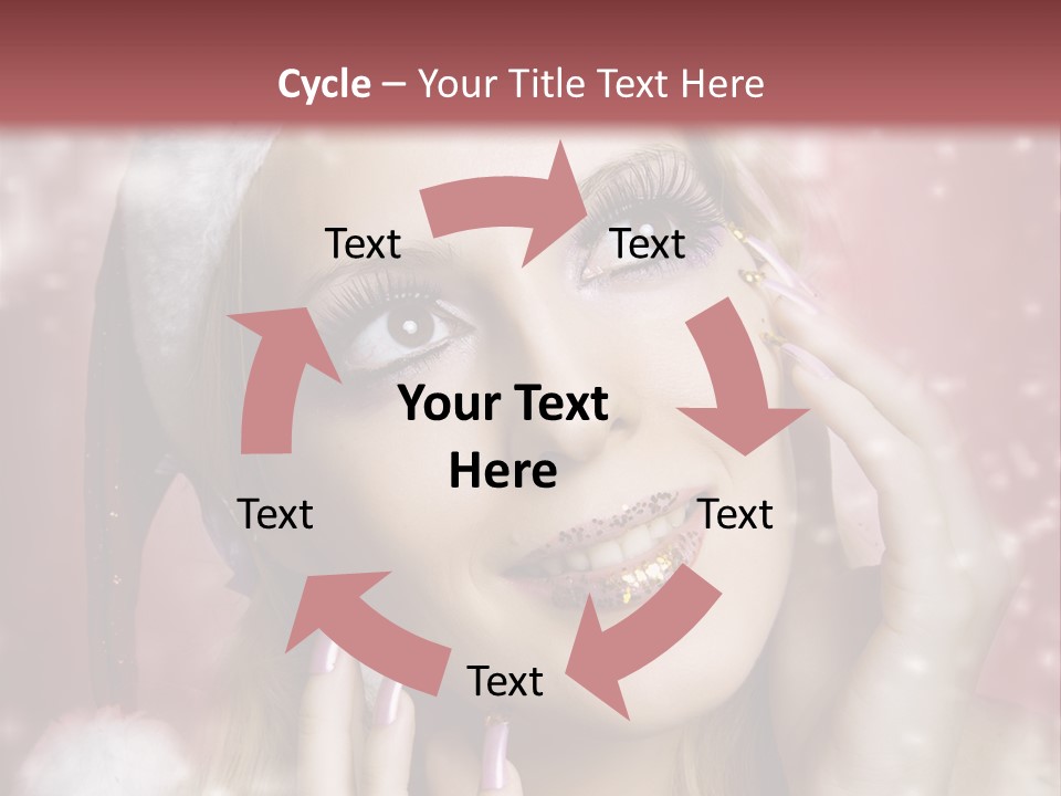 Snow Long Hat PowerPoint Template