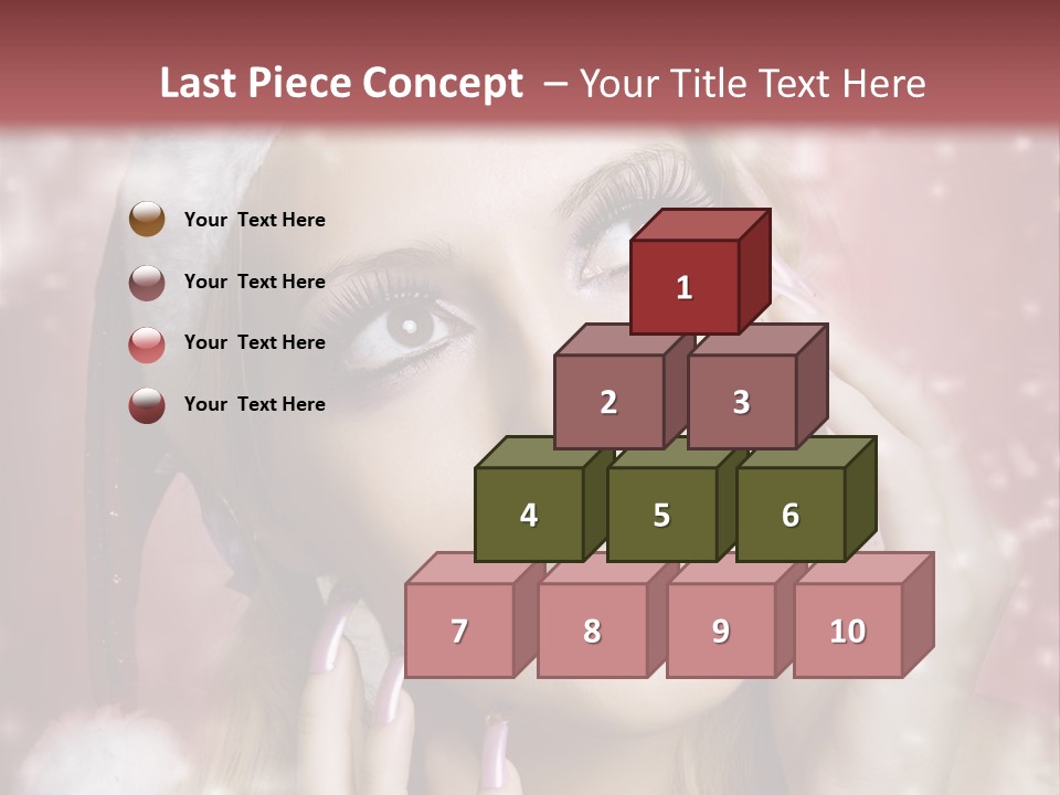 Snow Long Hat PowerPoint Template