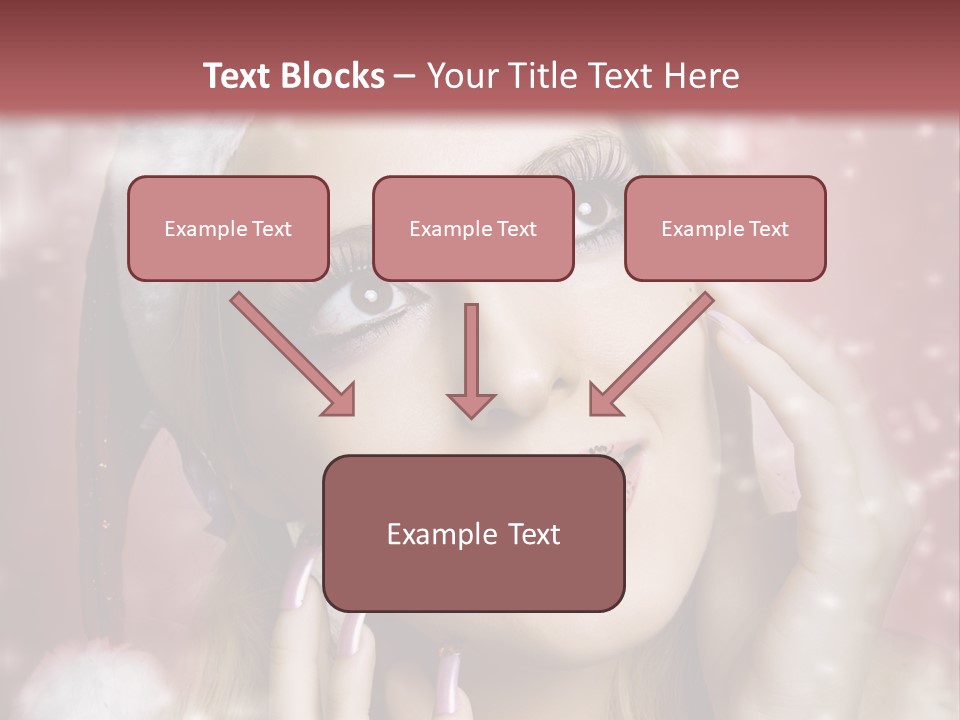 Snow Long Hat PowerPoint Template