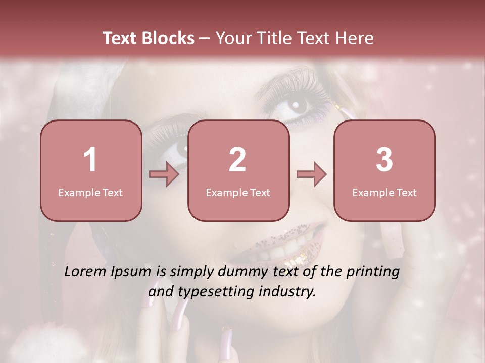 Snow Long Hat PowerPoint Template