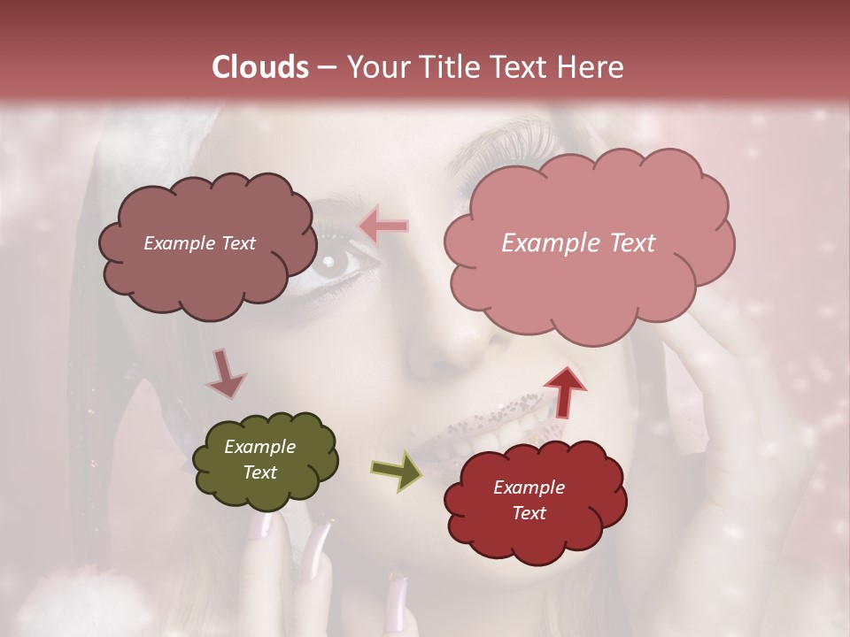 Snow Long Hat PowerPoint Template