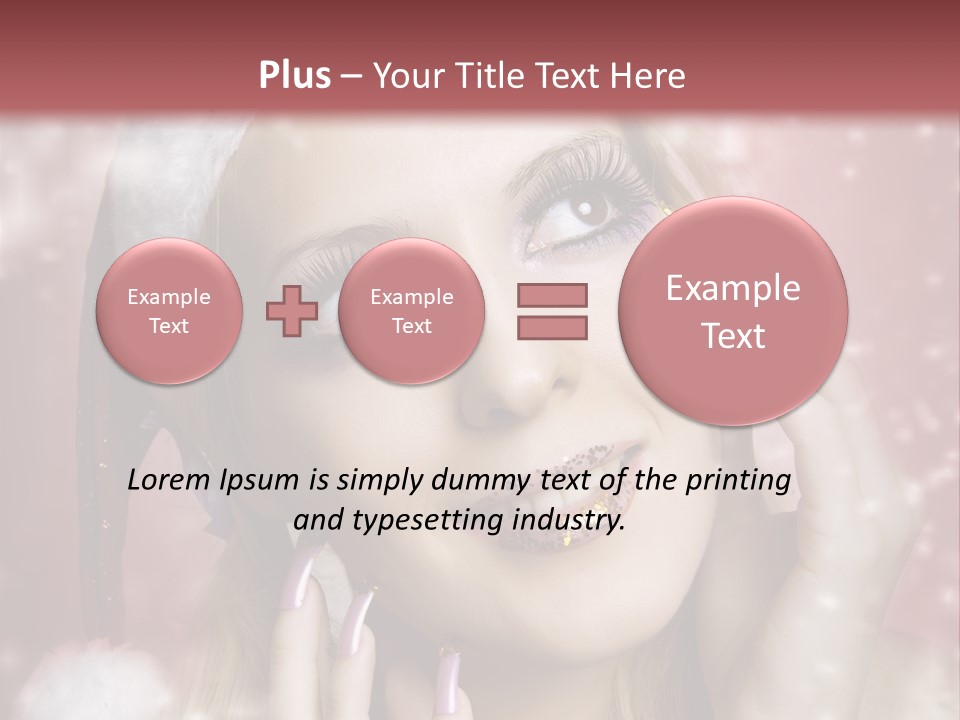 Snow Long Hat PowerPoint Template