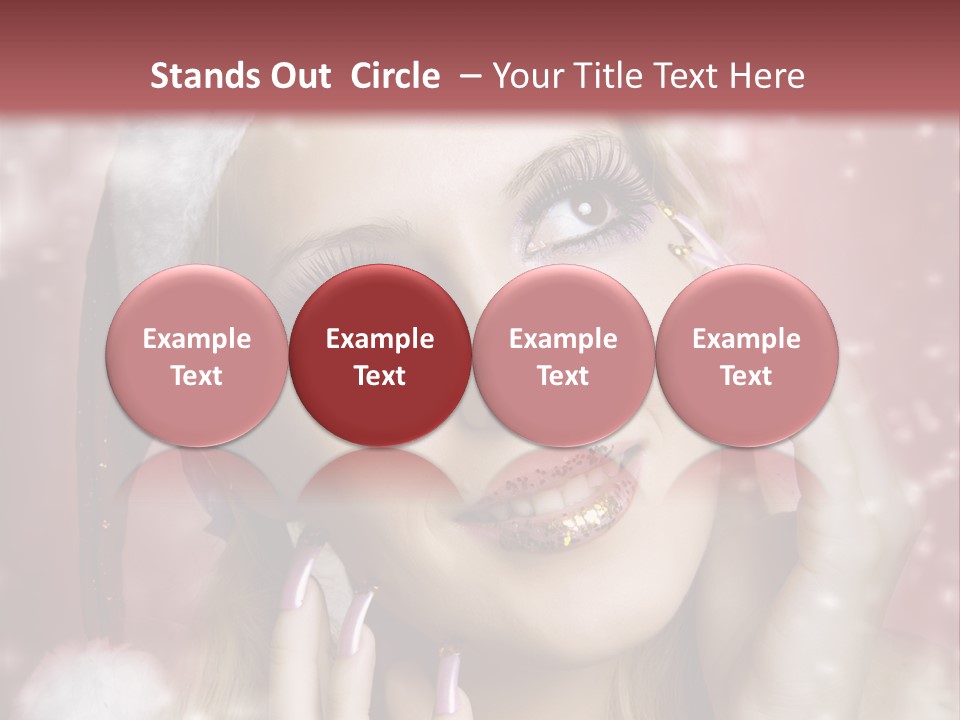 Snow Long Hat PowerPoint Template