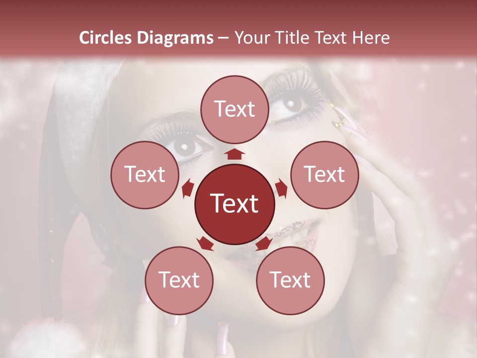 Snow Long Hat PowerPoint Template