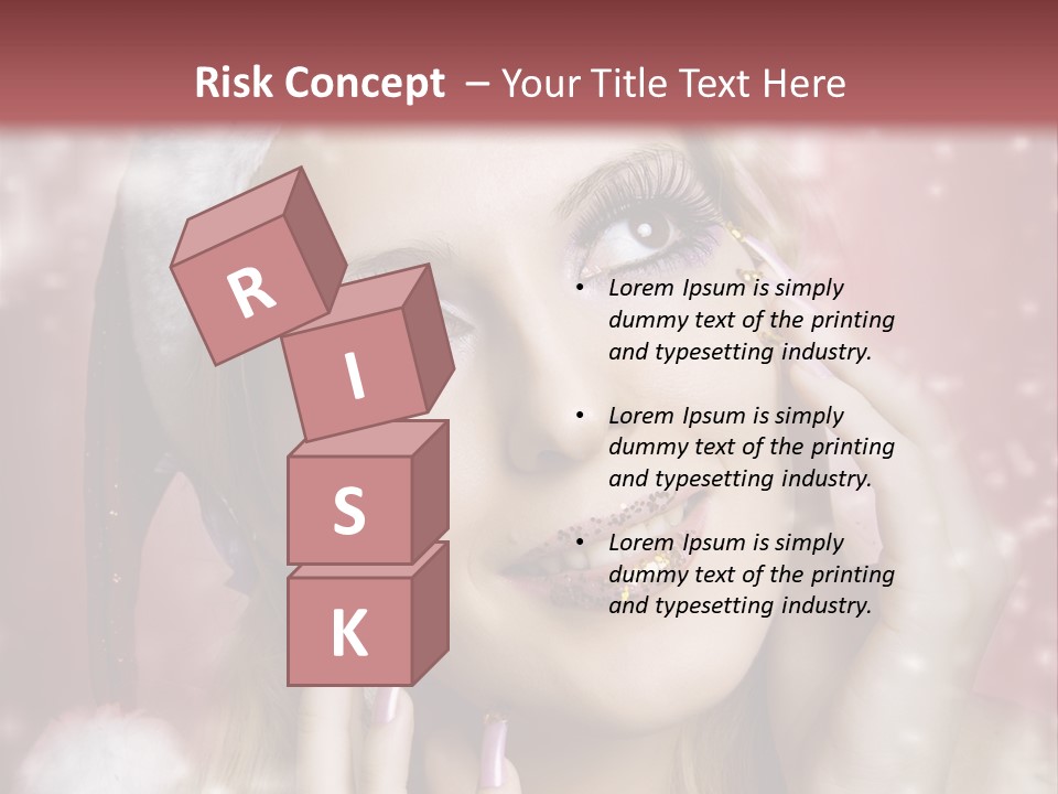 Snow Long Hat PowerPoint Template