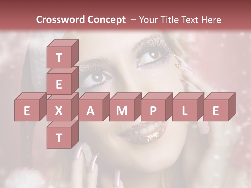 Snow Long Hat PowerPoint Template