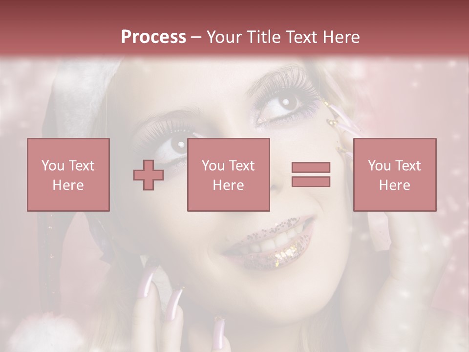 Snow Long Hat PowerPoint Template