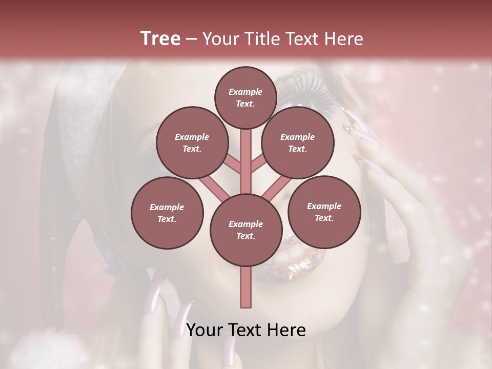 Snow Long Hat PowerPoint Template