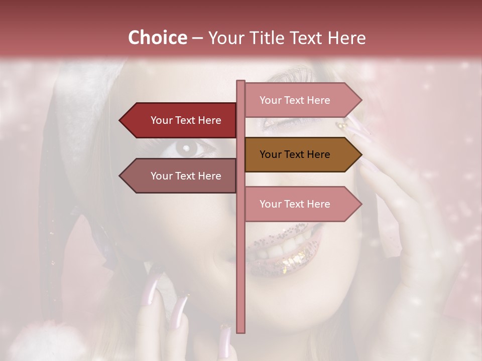 Snow Long Hat PowerPoint Template