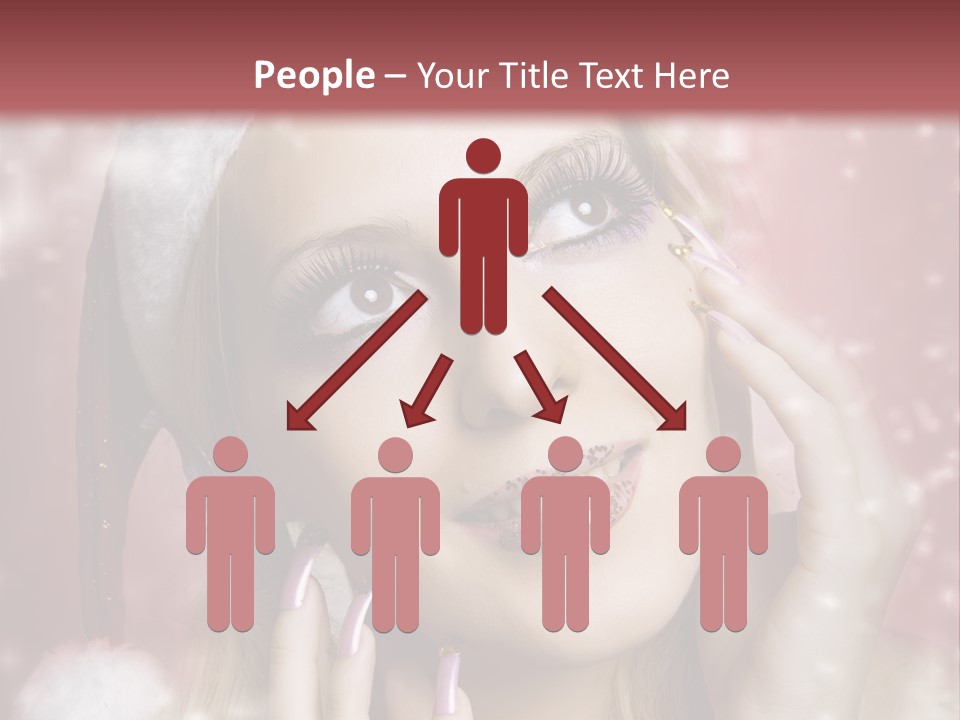 Snow Long Hat PowerPoint Template