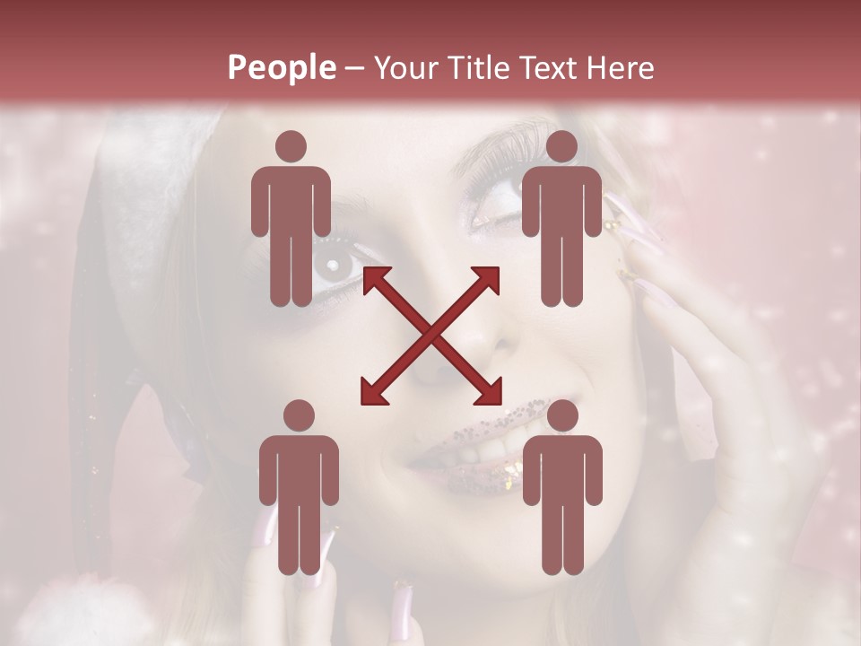 Snow Long Hat PowerPoint Template