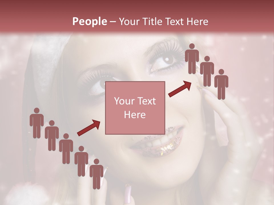 Snow Long Hat PowerPoint Template