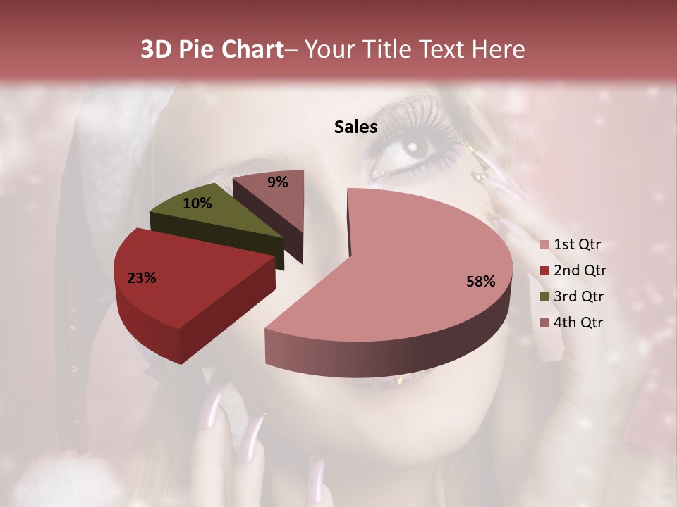 Snow Long Hat PowerPoint Template