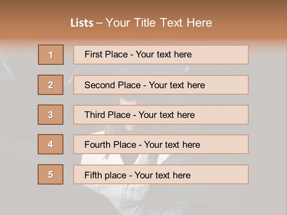 Street Dark Fashion PowerPoint Template