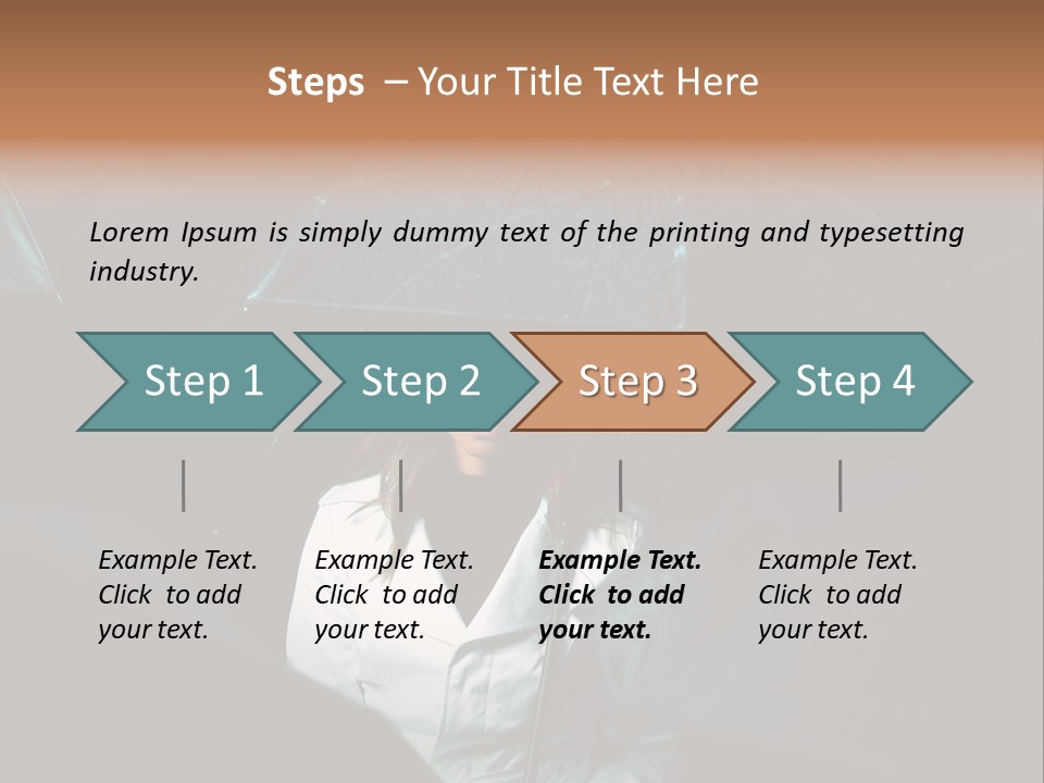 Street Dark Fashion PowerPoint Template