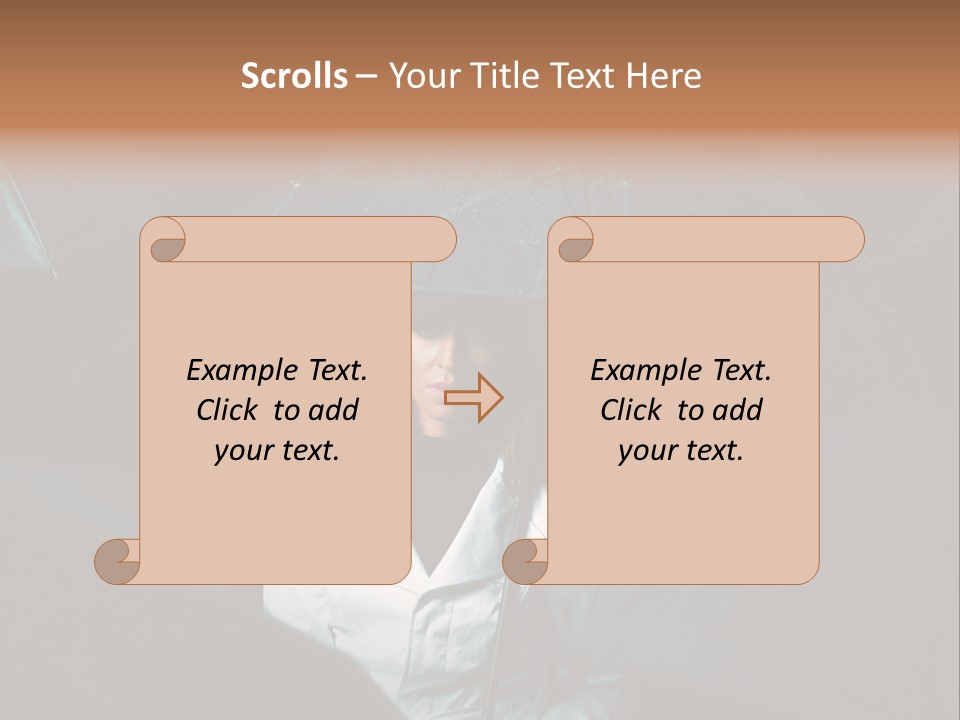 Street Dark Fashion PowerPoint Template