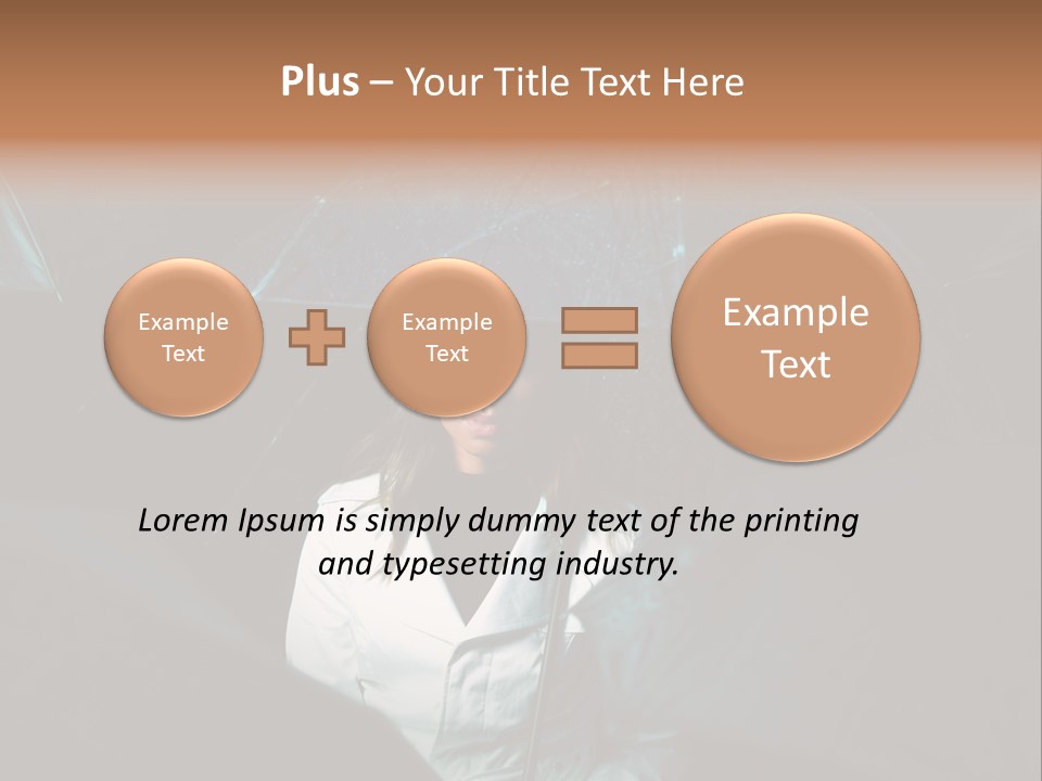 Street Dark Fashion PowerPoint Template