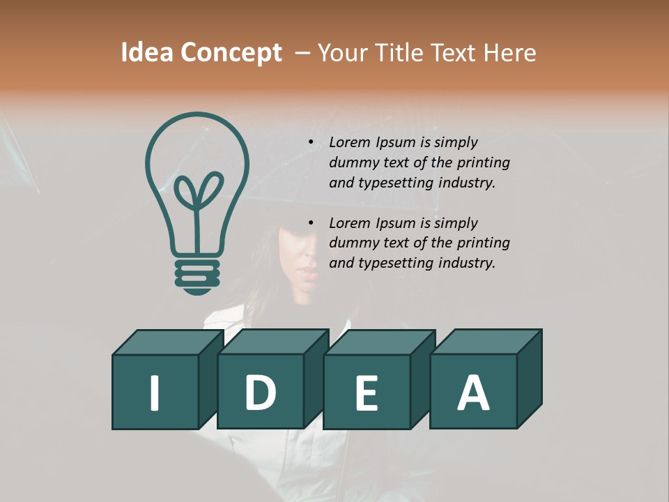 Street Dark Fashion PowerPoint Template