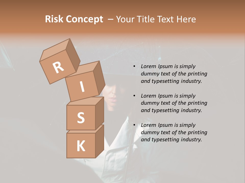 Street Dark Fashion PowerPoint Template