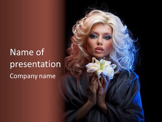 Pretty Face Treatment PowerPoint Template