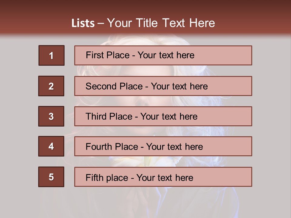 Pretty Face Treatment PowerPoint Template