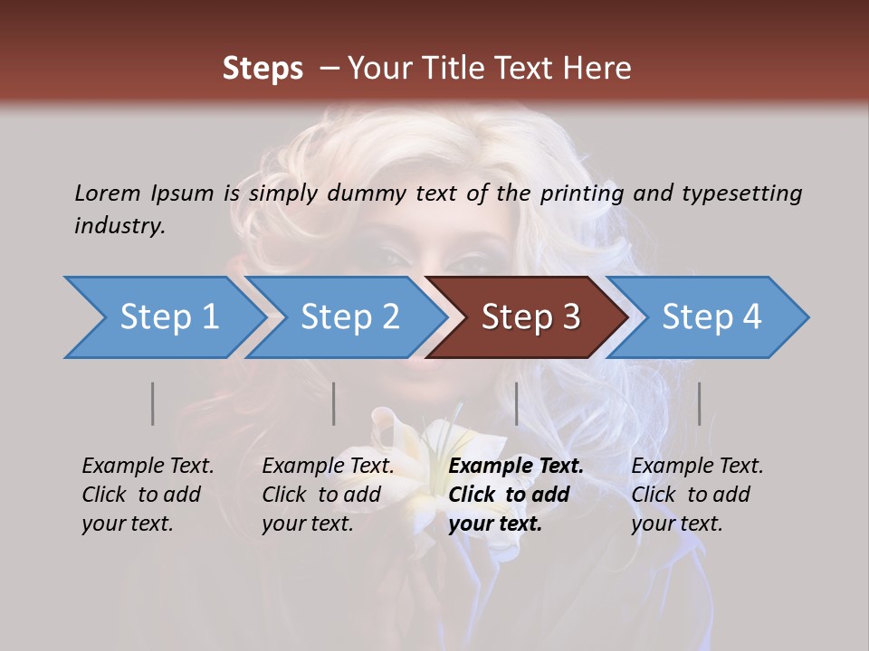 Pretty Face Treatment PowerPoint Template