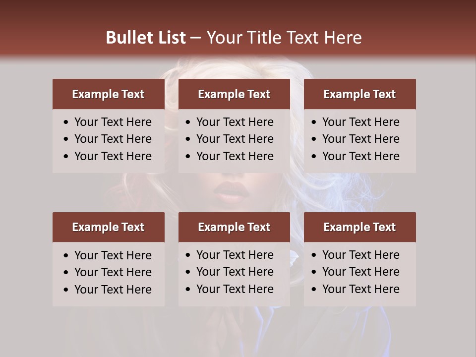 Pretty Face Treatment PowerPoint Template