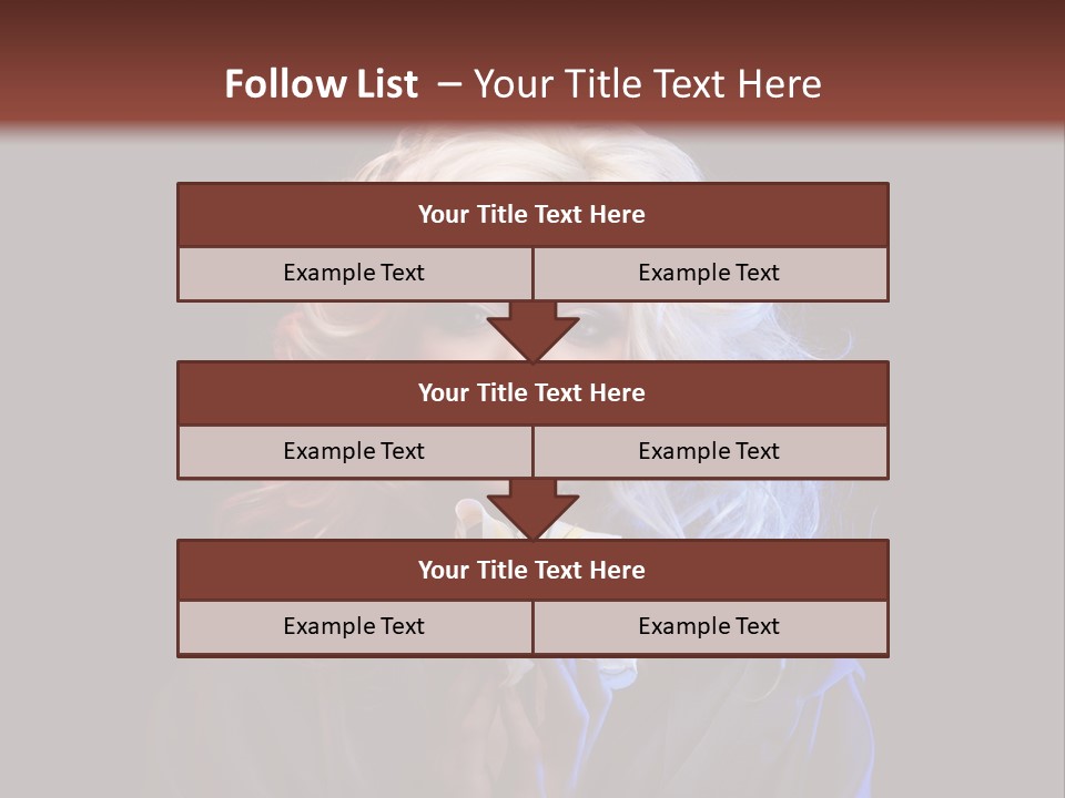 Pretty Face Treatment PowerPoint Template