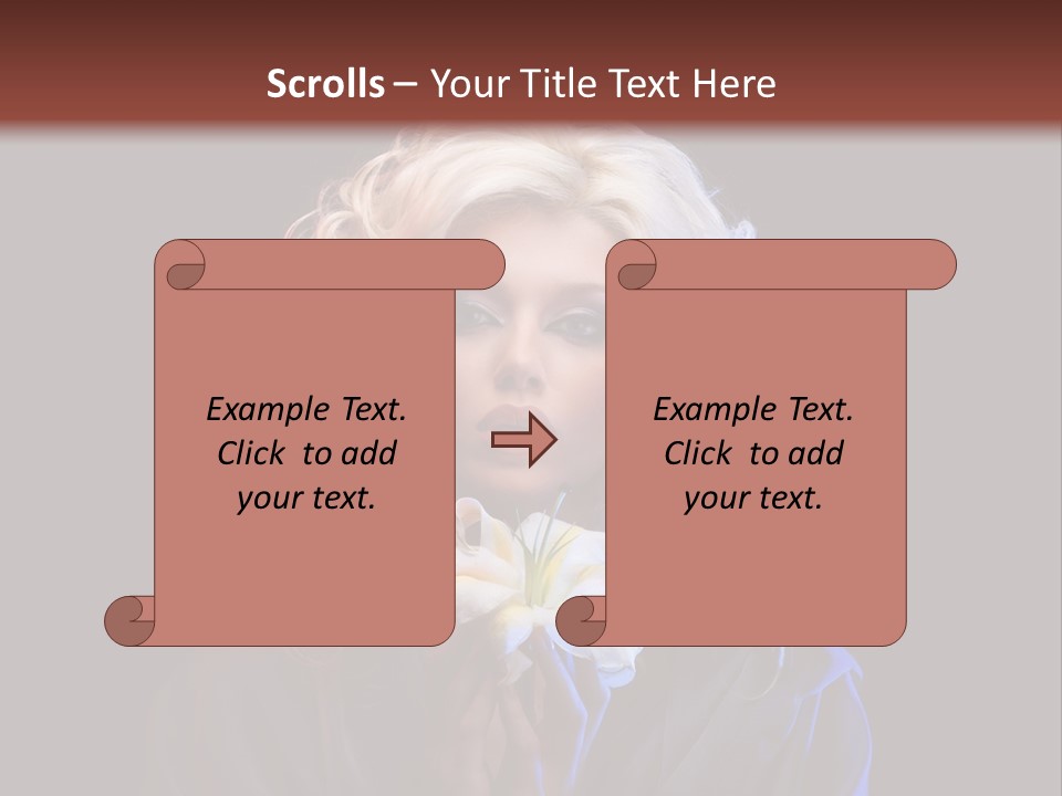 Pretty Face Treatment PowerPoint Template