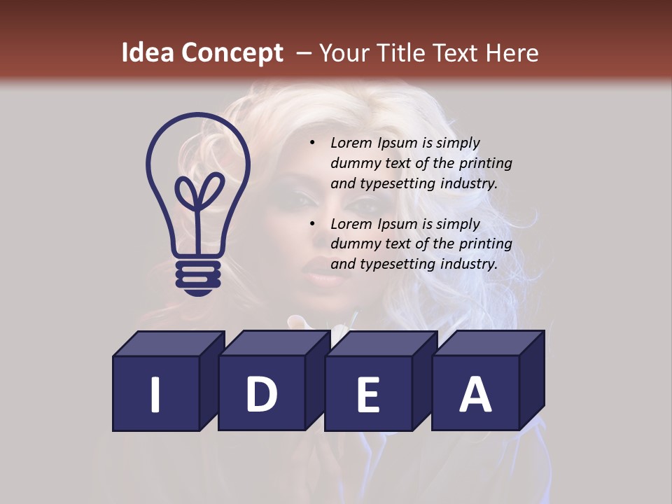 Pretty Face Treatment PowerPoint Template