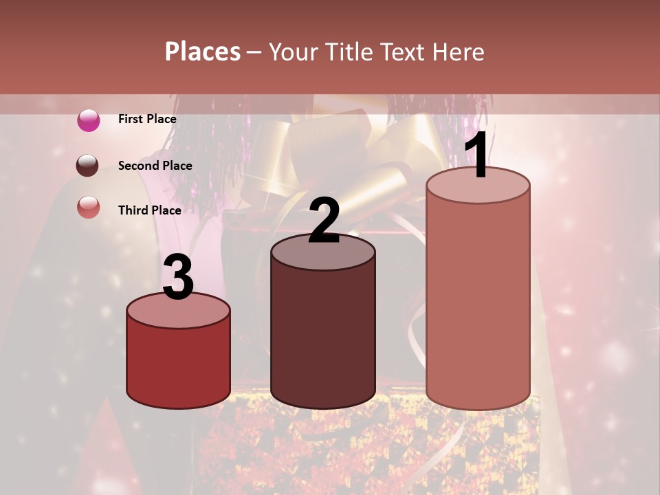 Holding Happiness Christmas PowerPoint Template