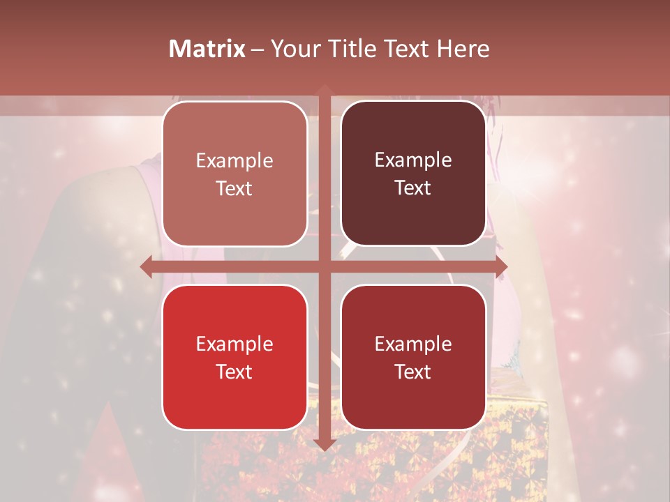 Holding Happiness Christmas PowerPoint Template