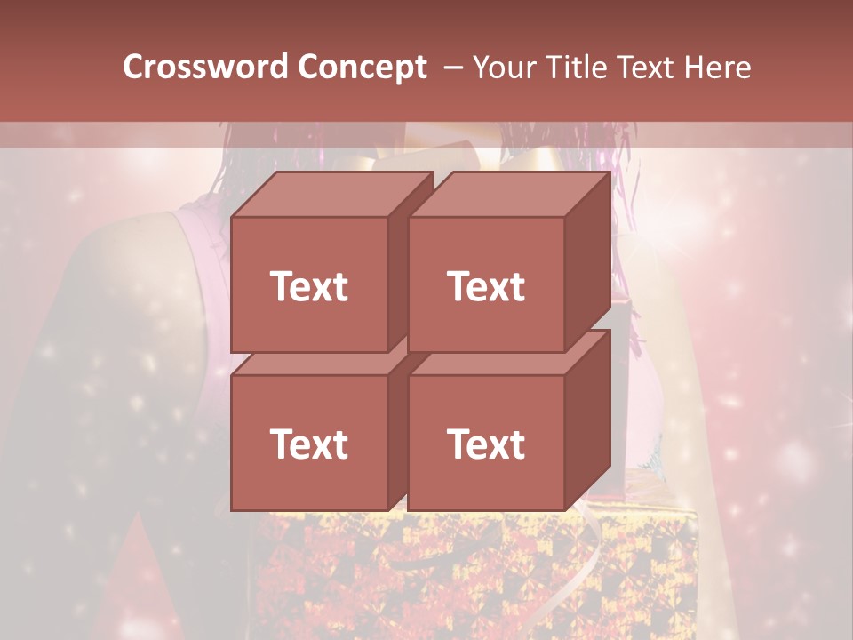 Holding Happiness Christmas PowerPoint Template