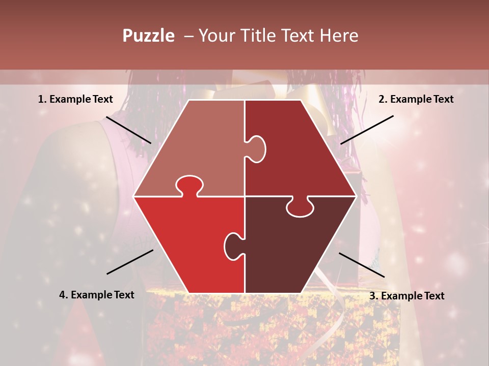 Holding Happiness Christmas PowerPoint Template