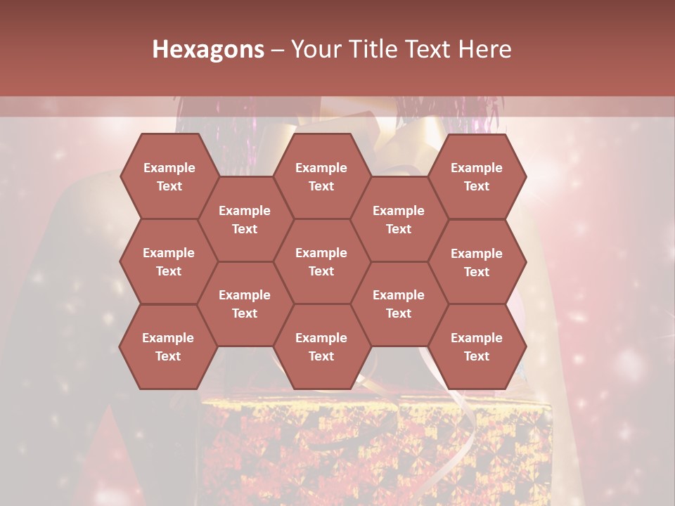 Holding Happiness Christmas PowerPoint Template