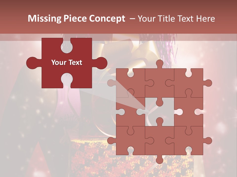 Holding Happiness Christmas PowerPoint Template