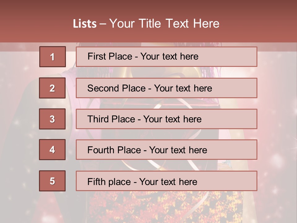 Holding Happiness Christmas PowerPoint Template