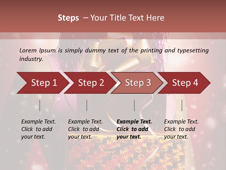 Holding Happiness Christmas PowerPoint Template