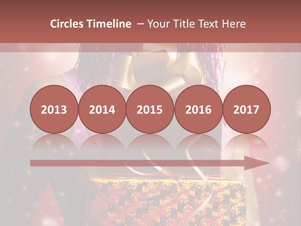 Holding Happiness Christmas PowerPoint Template