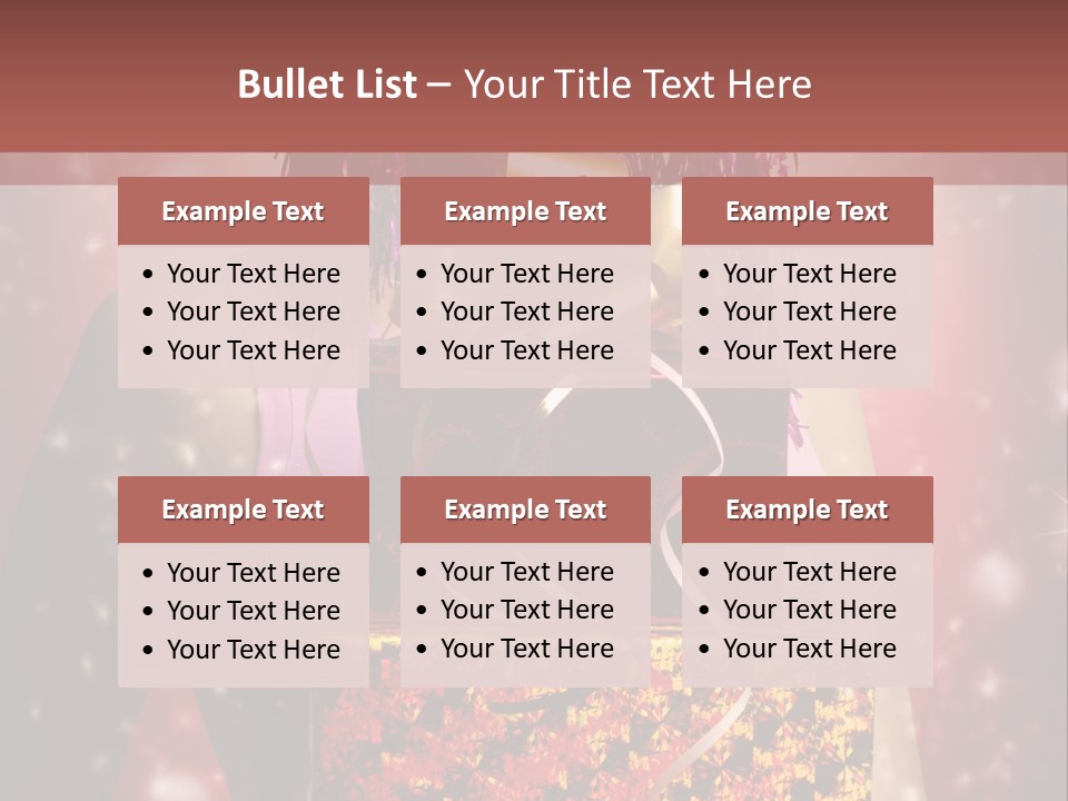 Holding Happiness Christmas PowerPoint Template