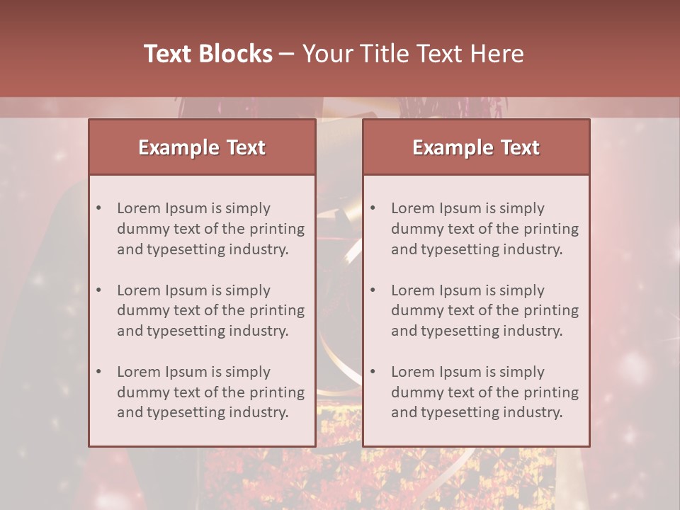 Holding Happiness Christmas PowerPoint Template