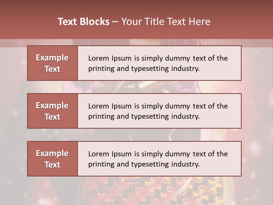 Holding Happiness Christmas PowerPoint Template