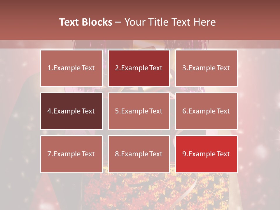 Holding Happiness Christmas PowerPoint Template