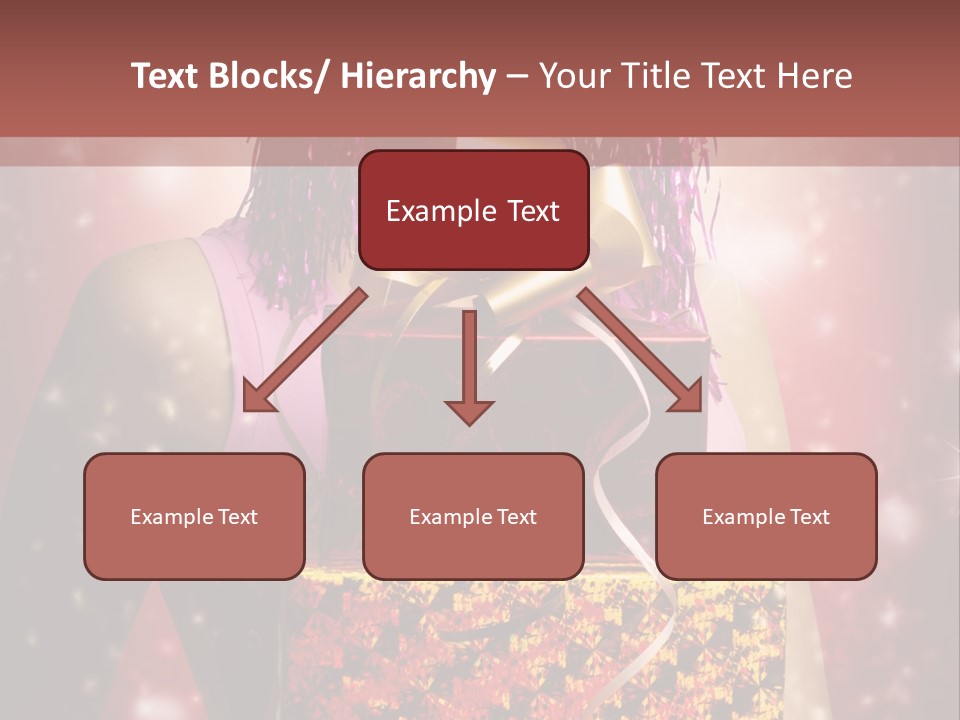 Holding Happiness Christmas PowerPoint Template