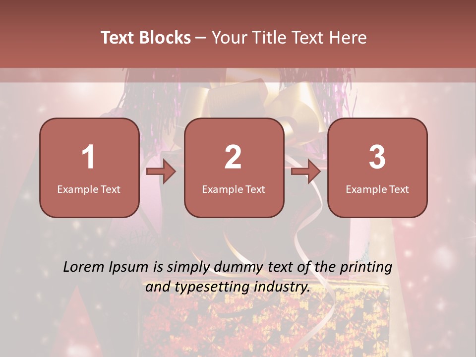 Holding Happiness Christmas PowerPoint Template