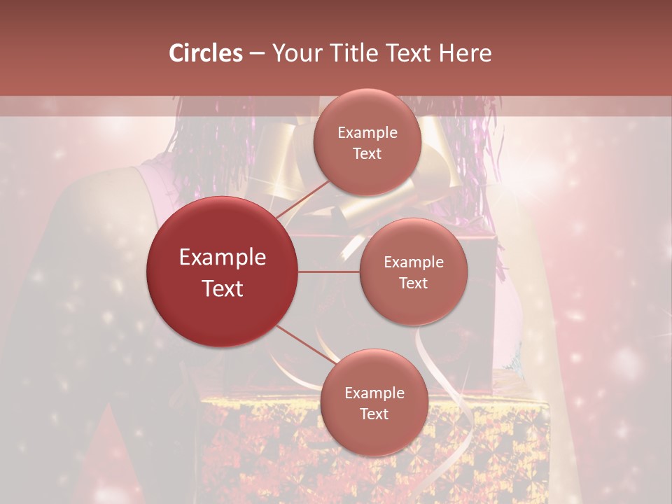 Holding Happiness Christmas PowerPoint Template