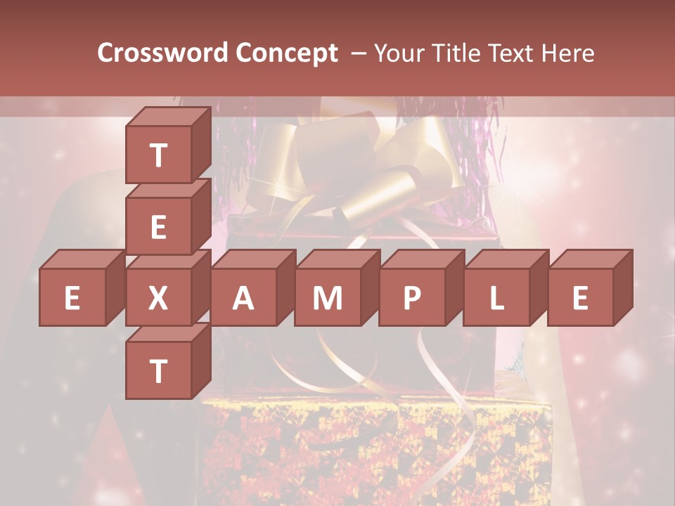 Holding Happiness Christmas PowerPoint Template