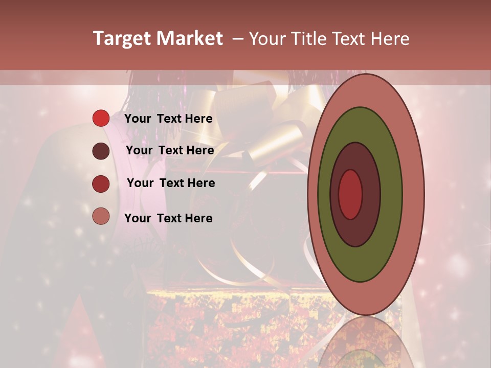 Holding Happiness Christmas PowerPoint Template