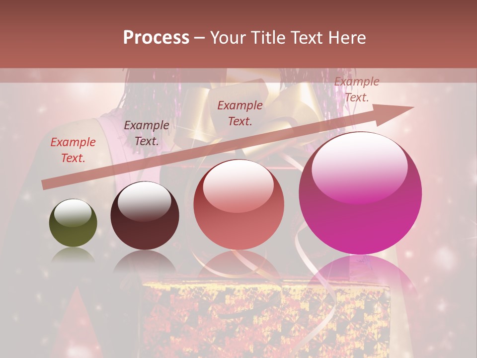 Holding Happiness Christmas PowerPoint Template